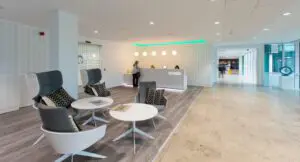 Ocado Office Reception Design