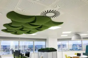 Office bulkhead ceiling design