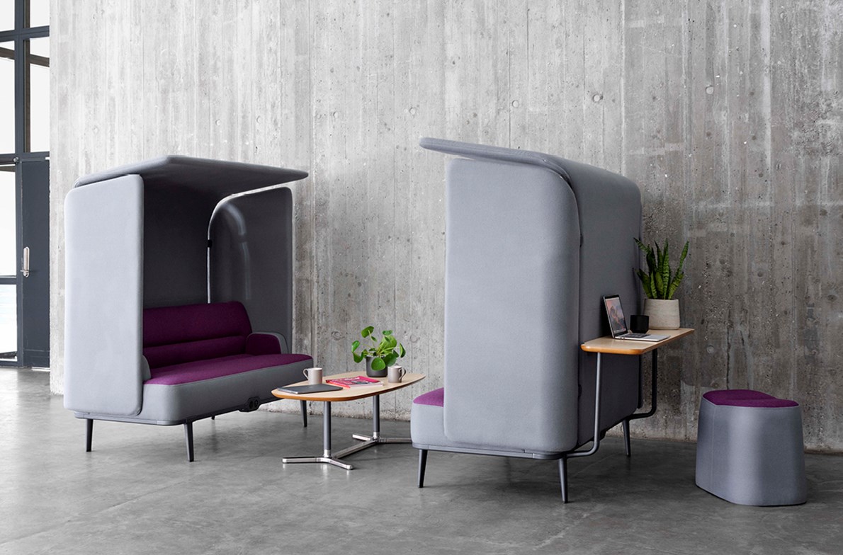 office acoustic furniture booth seating mote breakout