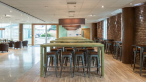 office refurbishment hatfield bar seating stools and high tables