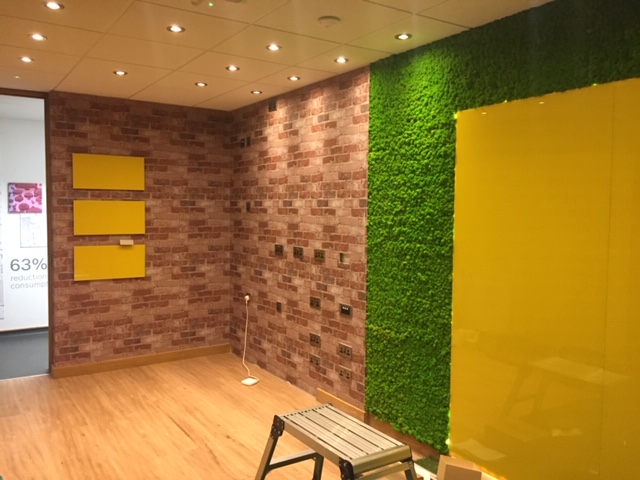 Office Green Wall