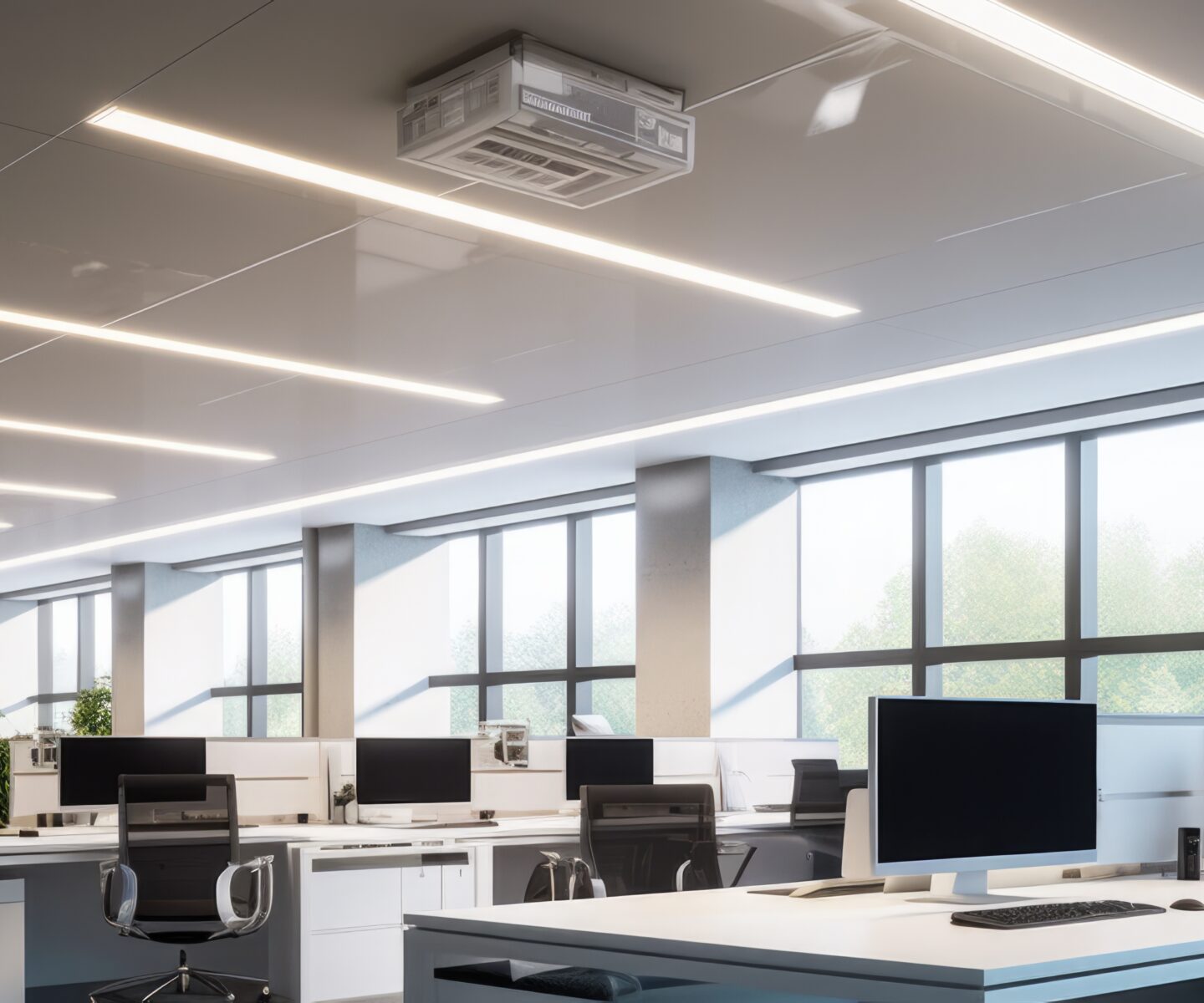 Popular types of office ceilings