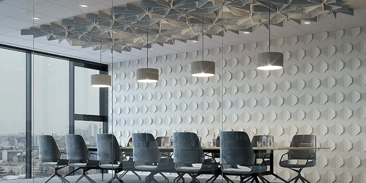 White Acoustic Wall Tiles